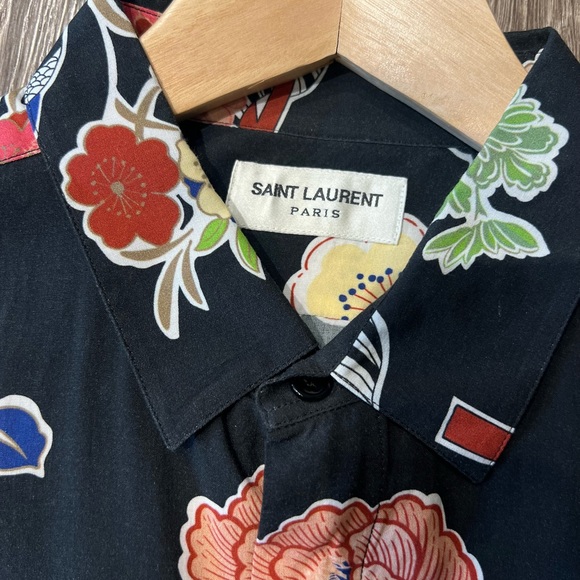 Men’s Yves Saint Laurent YSL button down shirt, size Medium (US 40) - Picture 2 of 4